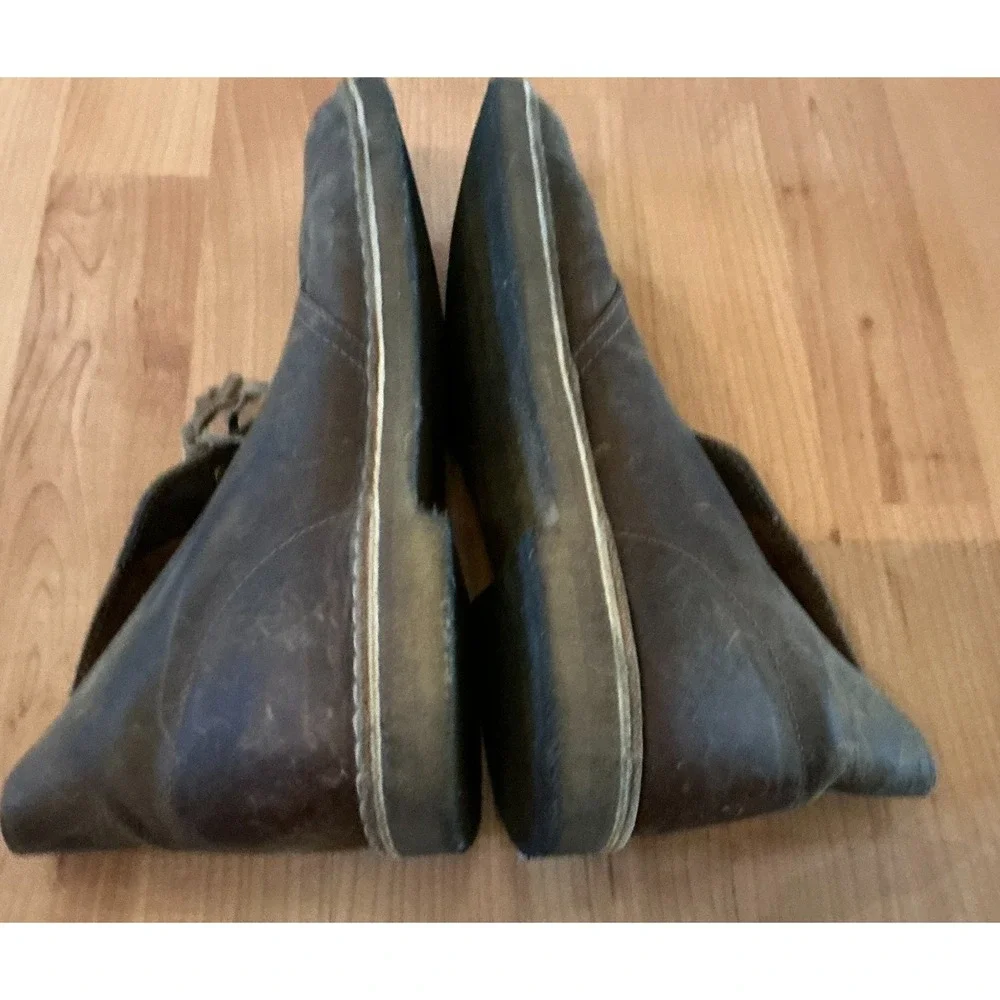 Clarks Originals Desert‎ Boots Mens 9 Brown Leather Crepe Sole Chukka Shoes